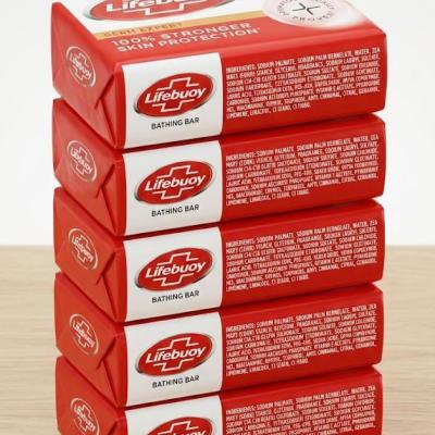 Lifebuoy Stronger Germ Protection (4Ux125g + 1Ux125g Free)
