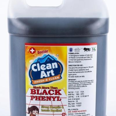 Doctor Clean Art Black Phenyl (5Liters) Strong Disinfectant
