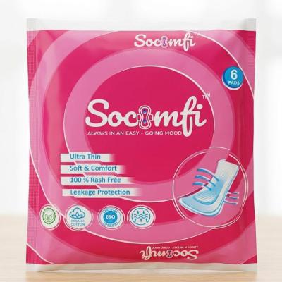 Socomfi Ultra Thin Sanitary Pads – Pack of 6